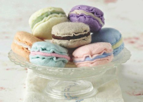 Macarons - поделки из фетра (выкройки)