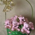 Мастер-класс: букет из игрушек своими руками в корзине