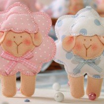 Овечка из фетра
