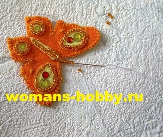 Брошь из фетра своими руками