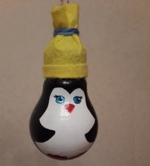 Christmas tree toy penguin