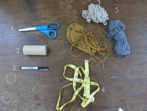 cap from the thread with your hands