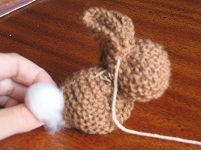 We sew the tail