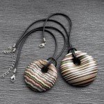 Кулончик из остатков полимерной глины